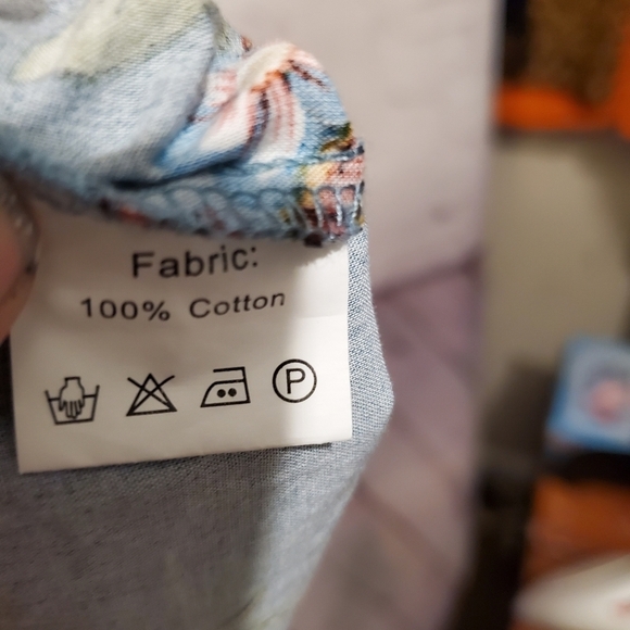 YESNO Casual Loose Bohemian Short Sleeve Floral Dress Long Maxi - Picture 5 of 6